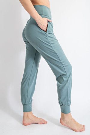 PLUS SIZE BUTTER SOFT JOGGERS WITH POCKETS Rae Mode 