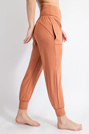 PLUS SIZE BUTTER SOFT JOGGERS WITH POCKETS Rae Mode 