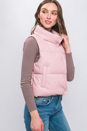 PU Padded Vest Love Tree 