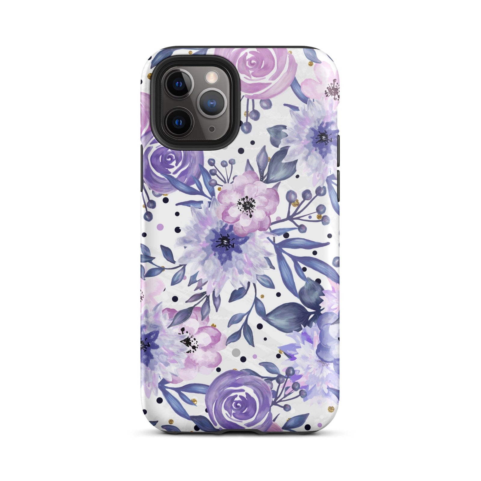 Purple Floral iPhone Case Knitted Belle Boutique iPhone 11 
