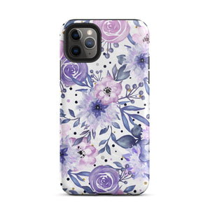 Purple Floral iPhone Case Knitted Belle Boutique iPhone 11 Pro Max 