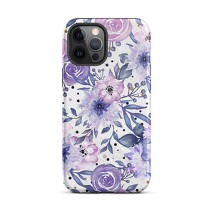Purple Floral iPhone Case Knitted Belle Boutique iPhone 12 Pro Max 