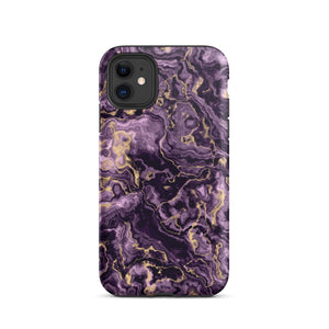 Purple Marble iPhone Case - KBB Exclusive Knitted Belle Boutique iPhone 11 