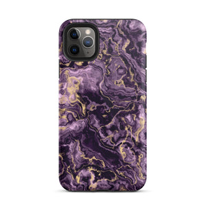 Purple Marble iPhone Case - KBB Exclusive Knitted Belle Boutique iPhone 11 Pro Max 