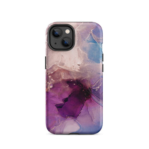 Purple Marble iPhone Case Knitted Belle Boutique iPhone 14 