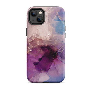 Purple Marble iPhone Case Knitted Belle Boutique iPhone 14 Plus 