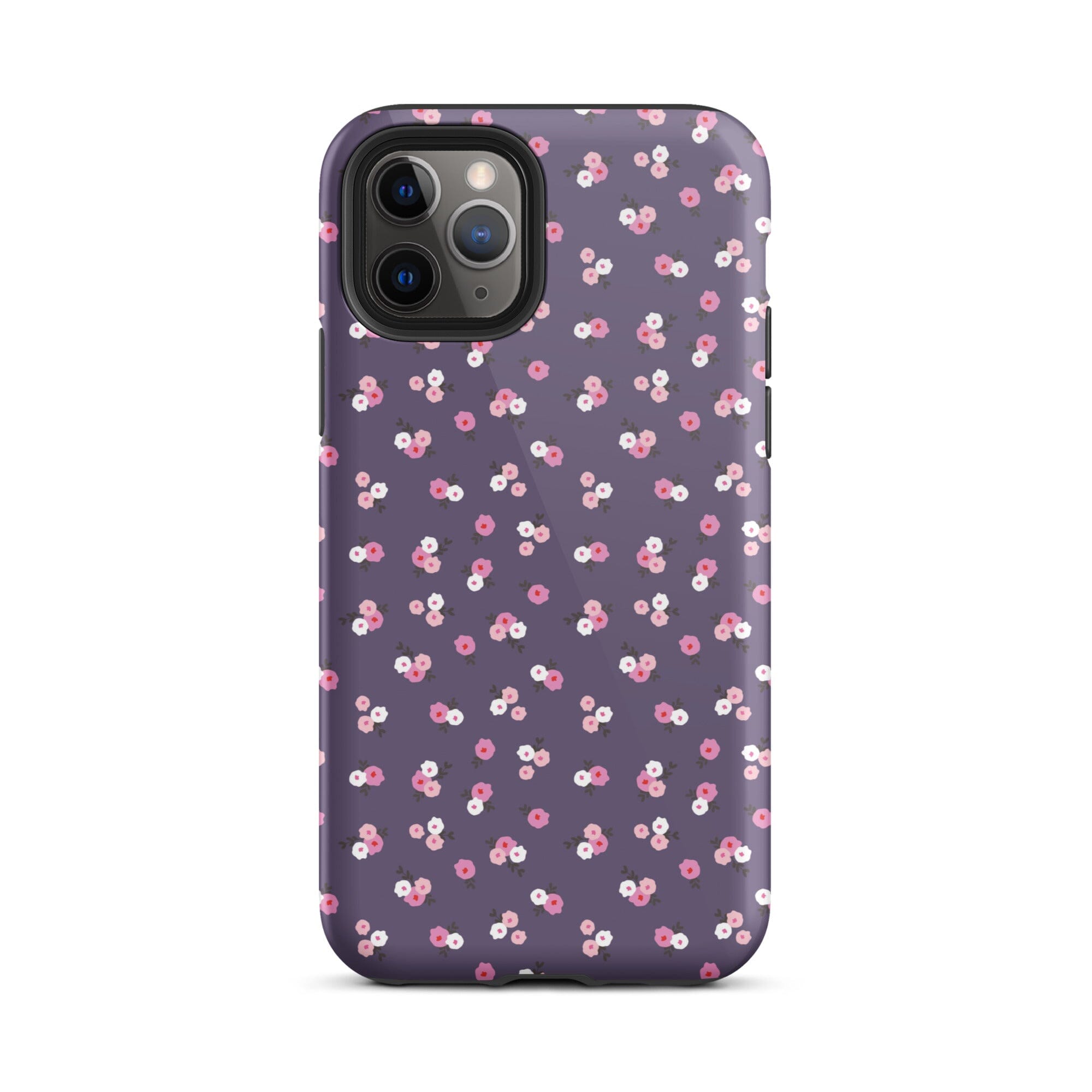 Purple Posy iPhone Case - KBB Exclusive Knitted Belle Boutique iPhone 11 