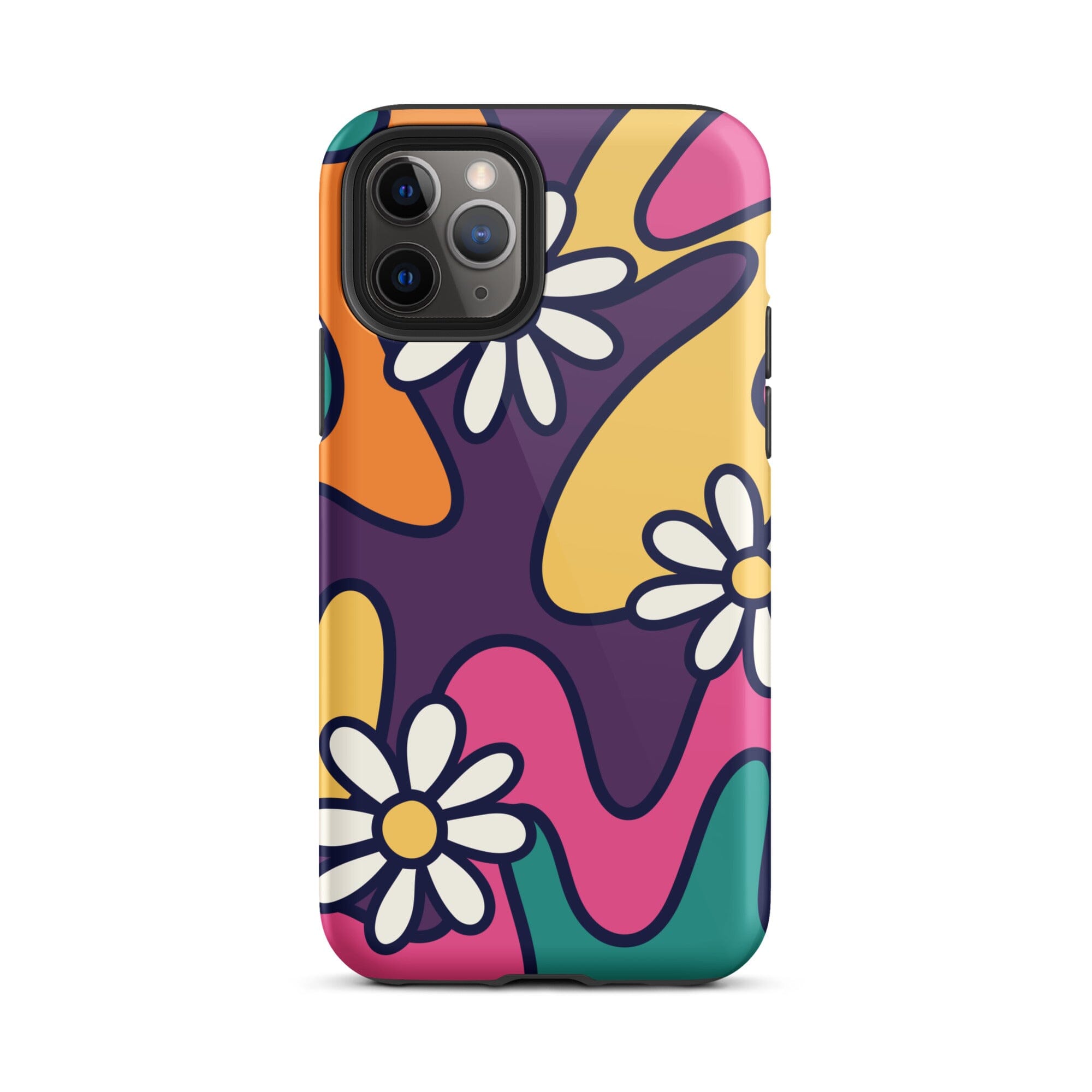 Retro Doodle Purple iPhone Case - KBB Exclusive Knitted Belle Boutique iPhone 11 