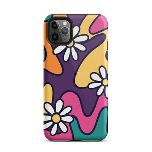 Retro Doodle Purple iPhone Case - KBB Exclusive Knitted Belle Boutique iPhone 11 Pro Max 