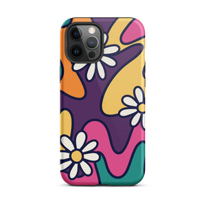 Retro Doodle Purple iPhone Case - KBB Exclusive Knitted Belle Boutique iPhone 12 Pro Max 