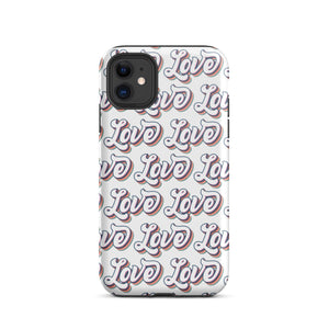 Retro Love iPhone Case - KBB Exclusive Knitted Belle Boutique iPhone 11 