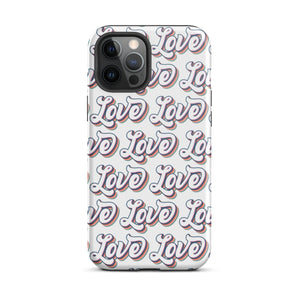 Retro Love iPhone Case - KBB Exclusive Knitted Belle Boutique iPhone 12 Pro Max 