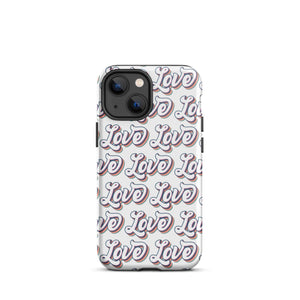 Retro Love iPhone Case - KBB Exclusive Knitted Belle Boutique iPhone 13 mini 