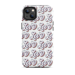 Retro Love iPhone Case - KBB Exclusive Knitted Belle Boutique iPhone 14 Plus 