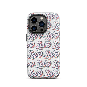 Retro Love iPhone Case - KBB Exclusive Knitted Belle Boutique iPhone 14 Pro 