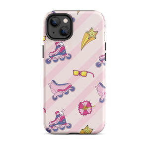 Retro Roller Skates iPhone Case Knitted Belle Boutique iPhone 14 Plus 