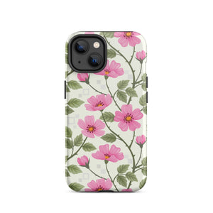 Sassy Florals iPhone Case Knitted Belle Boutique iPhone 14 