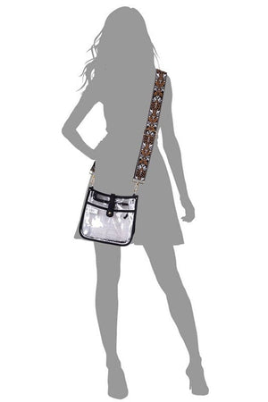 See Thru Guitar Strap Hobo Crossbody Bag Fashion World 