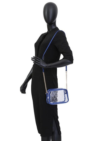 See Thru Net Pattern Crossbody Bag Fashion World 