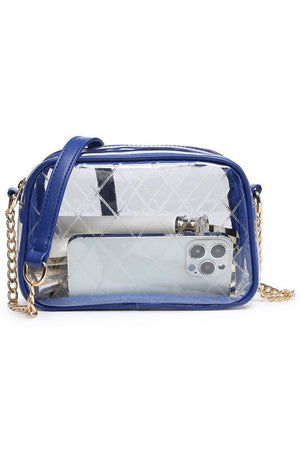 See Thru Net Pattern Crossbody Bag Fashion World 