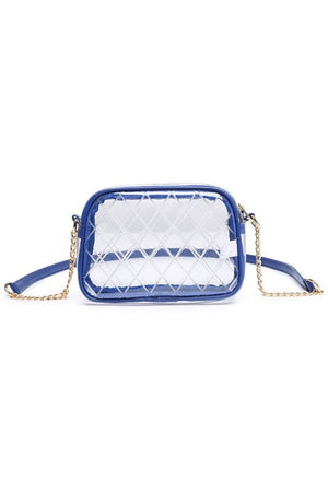 See Thru Net Pattern Crossbody Bag Fashion World 