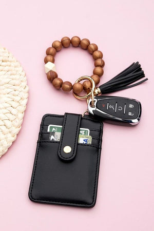 Silicone Key Ring Wallet Bracelet Aili's Corner Copper OneSize 