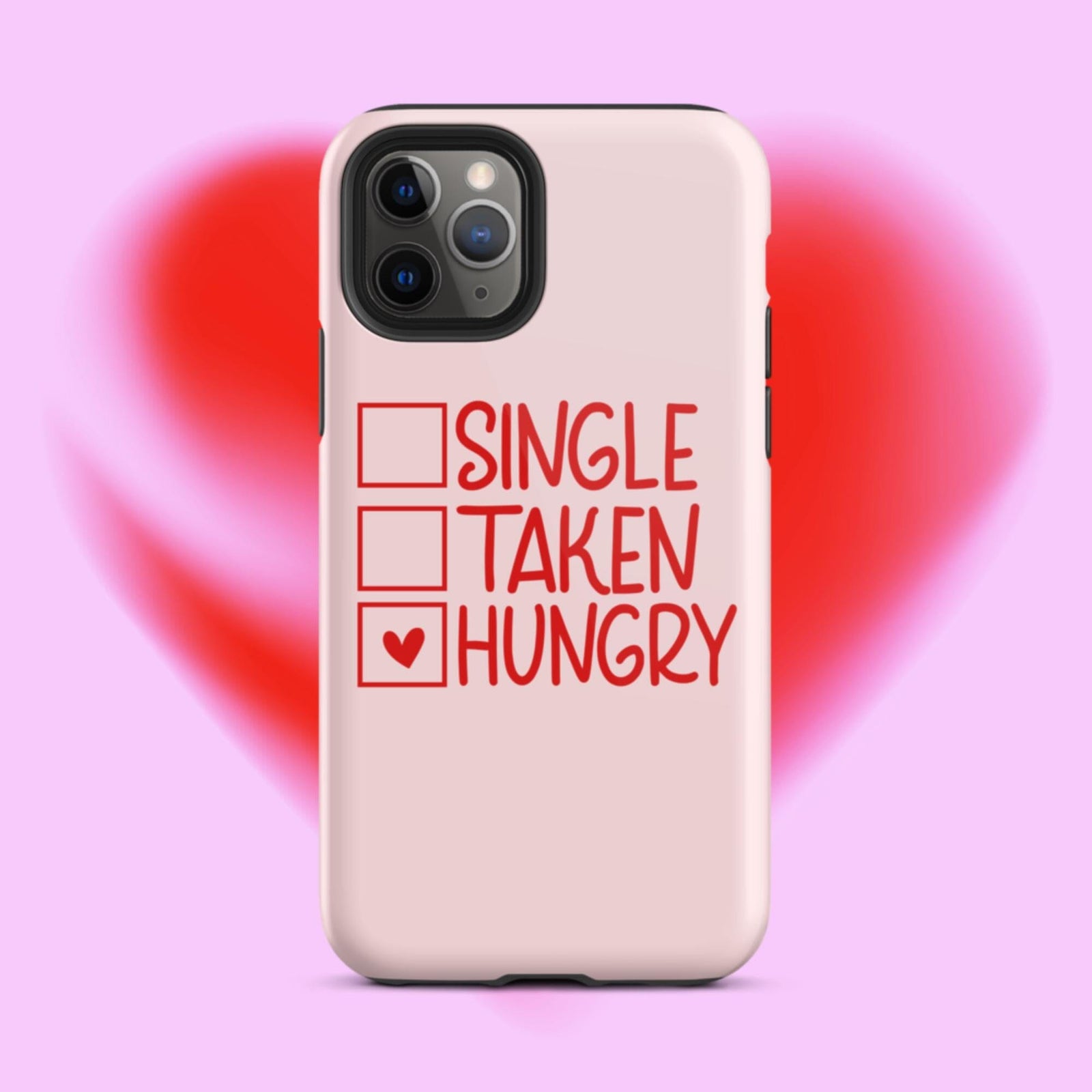 Single Taken Hungry iPhone Case - KBB Exclusive Knitted Belle Boutique iPhone 11 