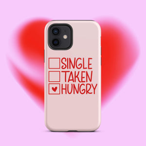 Single Taken Hungry iPhone Case - KBB Exclusive Knitted Belle Boutique iPhone 12 