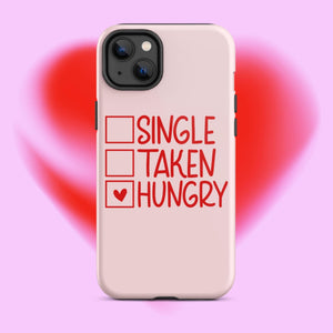 Single Taken Hungry iPhone Case - KBB Exclusive Knitted Belle Boutique iPhone 14 Plus 