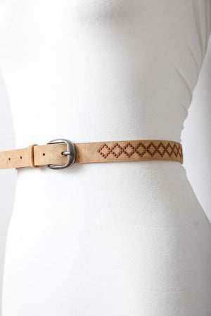 Skinny Punched Out Belt Leto Accessories 