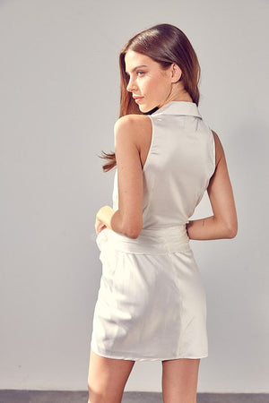 SLEEVE FRONT TIE DRESS Do + Be Collection 