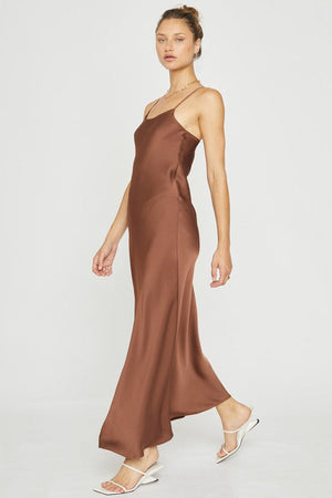 SMOCKED BACK MAXI DRESS Sans Souci 