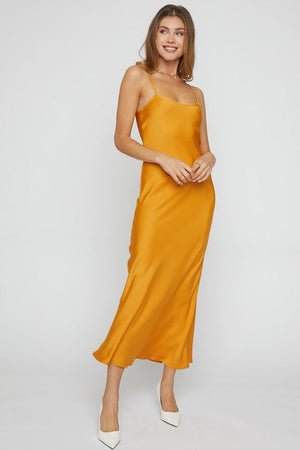 SMOCKED BACK MAXI DRESS Sans Souci 