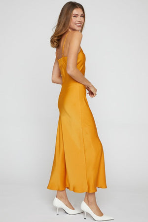 SMOCKED BACK MAXI DRESS Sans Souci 