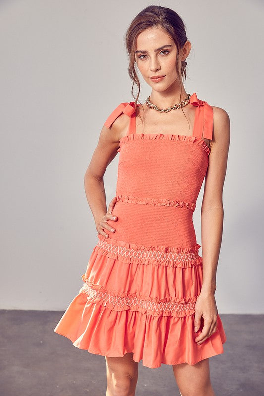 Capulet online smocked dress