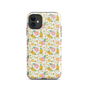 Spring Floral iPhone Case - KBB Exclusive Knitted Belle Boutique iPhone 11 