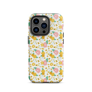 Spring Floral iPhone Case - KBB Exclusive Knitted Belle Boutique iPhone 14 Pro 