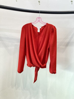 Surplice blouse long sleeve top Miley + Molly 