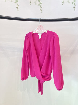 Surplice blouse long sleeve top Miley + Molly 