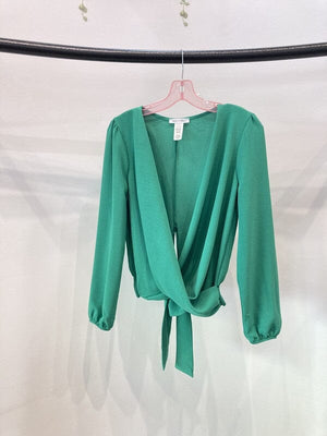 Surplice blouse long sleeve top Miley + Molly 