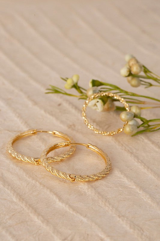 Twine ring and earring set Lilou 