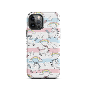 Unicorns Tough iPhone case Knitted Belle Boutique iPhone 12 Pro 