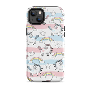 Unicorns Tough iPhone case Knitted Belle Boutique iPhone 14 Plus 