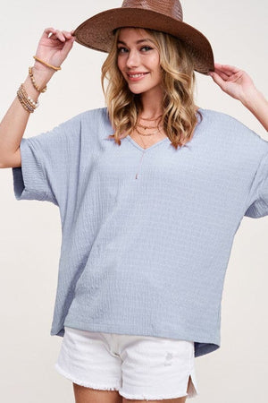 Vanessa Top La Miel STEEL BLUE S 