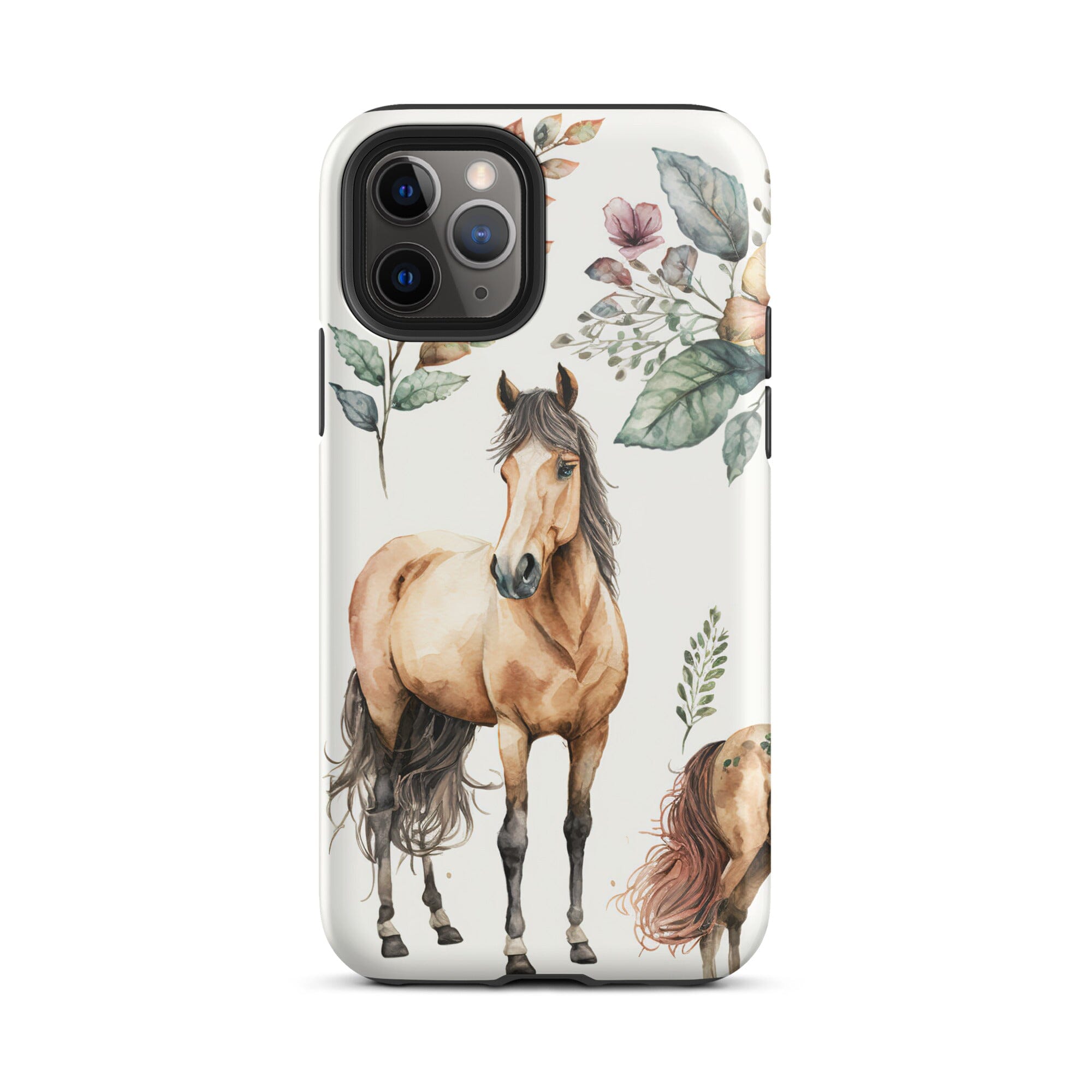 Watercolor Horse iPhone Case - KBB Exclusive Knitted Belle Boutique iPhone 11 