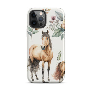 Watercolor Horse iPhone Case - KBB Exclusive Knitted Belle Boutique iPhone 12 Pro Max 