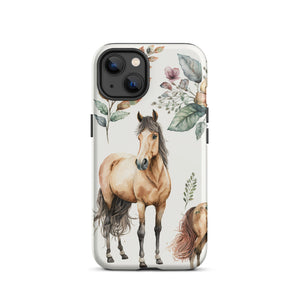 Watercolor Horse iPhone Case - KBB Exclusive Knitted Belle Boutique iPhone 13 