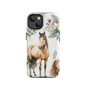 Watercolor Horse iPhone Case - KBB Exclusive Knitted Belle Boutique iPhone 14 