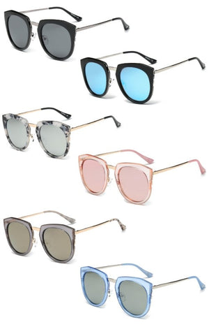 Women Oversize Cat Eye Fashion Sunglasses Cramilo Eyewear 