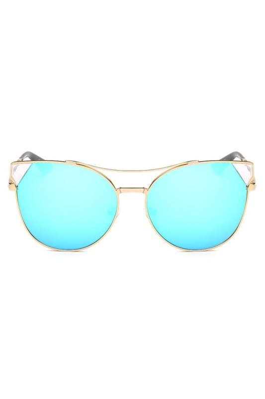 Women Round Cat Eye Fashion Sunglasses Cramilo Eyewear 